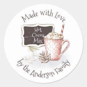 Hot Cocoa Mix Label