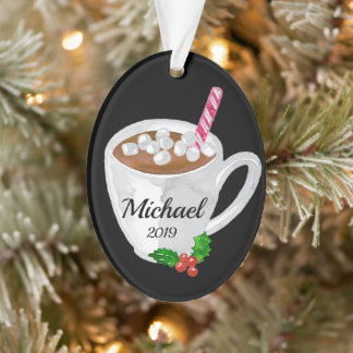Hot Cocoa Mug Personalised Ornament