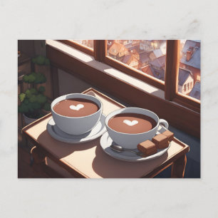 Hot cocoa, Postcrossing Postcard