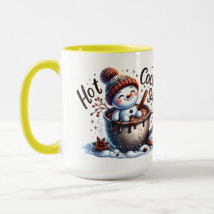 Hot Cocoa Season Snowman  Mug
