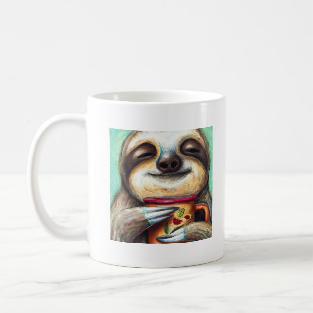 Hot Cocoa Sloth Mug (Left)