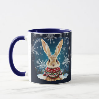 Hot Cocoa Sweater Bunny Mug