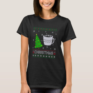 Hot Cocoa Xmas Tree Lighting Ugly Christmas Sweate T-Shirt