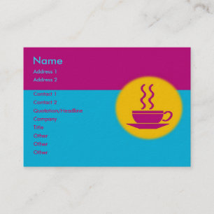 Hot Coffee Business Card