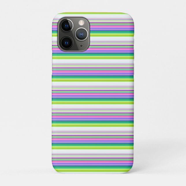 Hot colourful neon stripes Case-Mate iPhone case (Back)
