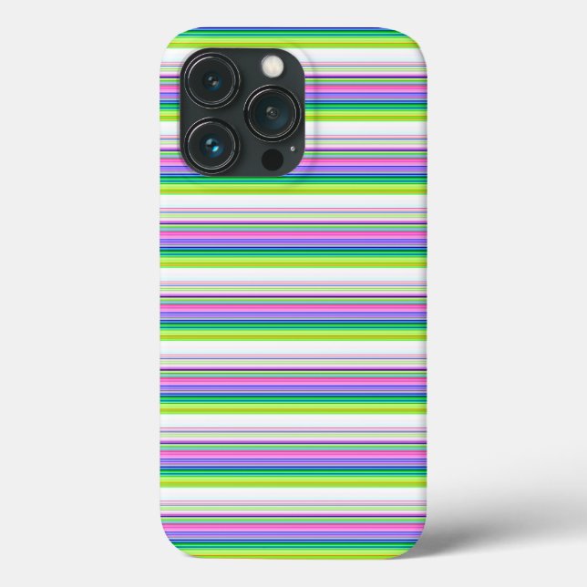 Hot colourful neon stripes Case-Mate iPhone case (Back)