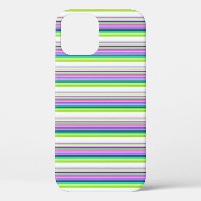 Hot colourful neon stripes Case-Mate iPhone case (Back)