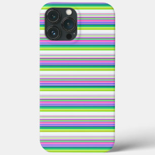 Hot colourful neon stripes iPhone 13 pro max case
