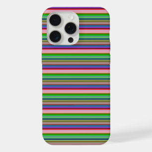 Hot colourful stripes iPhone 15 pro max case