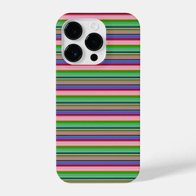 Hot colourful stripes iPhone case (Back)