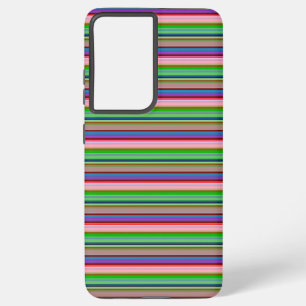 Hot colourful stripes samsung galaxy case