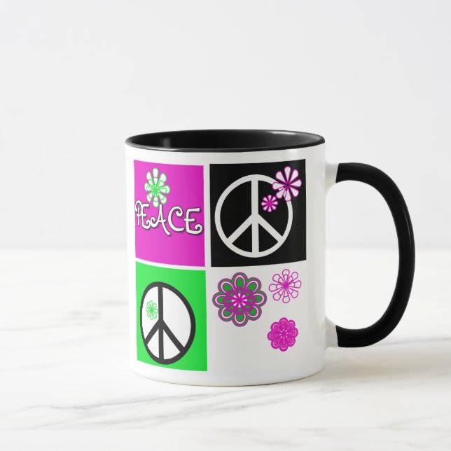Hot Colours Peace Mug (Right)