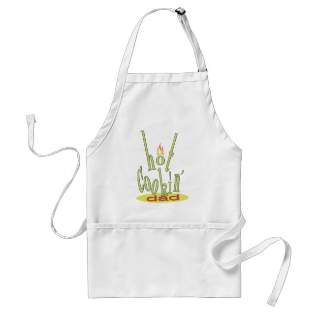 hot cookin dad standard apron (Front)