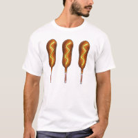 Hot Corn Dogs with Mustard Fried Fair Food Hotdog