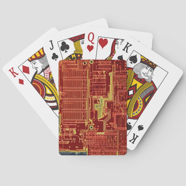 Hot CPU Meltdown playing cards (Back)