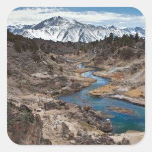 Hot Creek Gulch Square Sticker