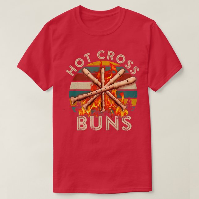 Hot Cross Buns Apparel  T-Shirt (Design Front)