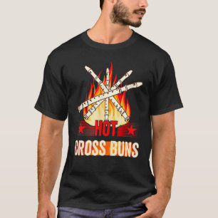 Hot Cross Buns Cute Foodie T-Shirt