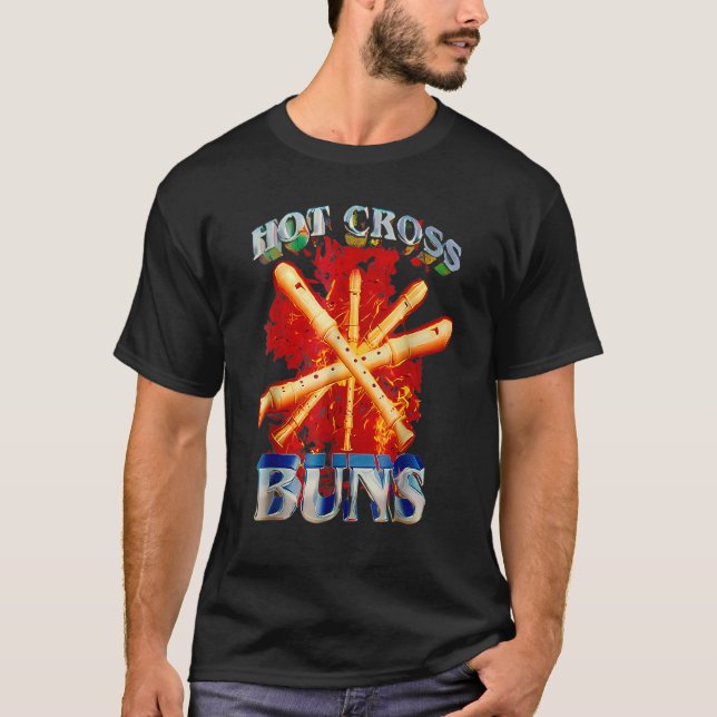 Hot Cross Buns Pattern For Dad 2 T-Shirt (Front)