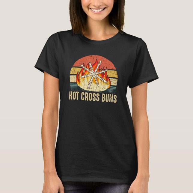 Hot Cross Buns Vintage T-Shirt (Front)