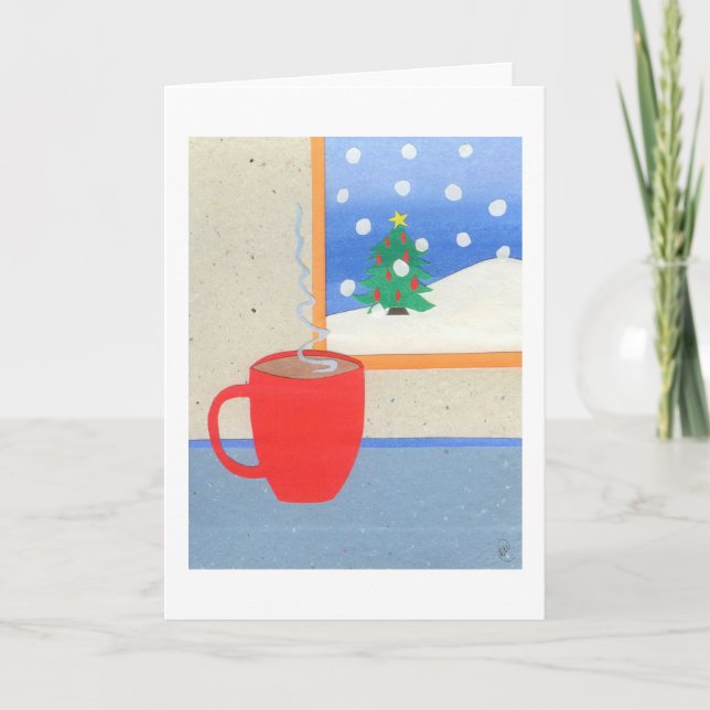 Hot Cup of Tea Holiday Card (Front)