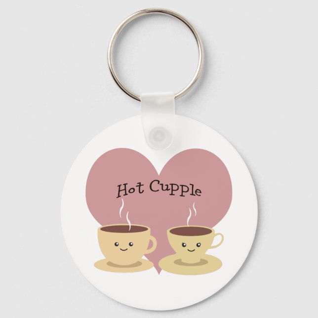 Hot Cupple! Key Ring (Front)