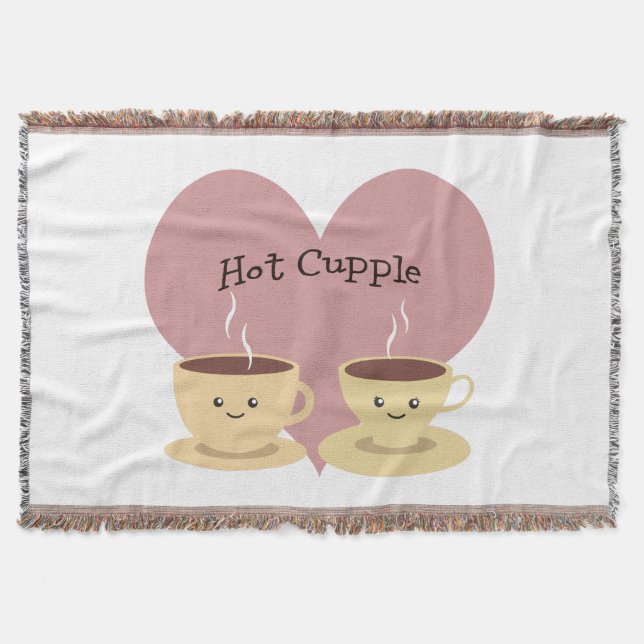 Hot Cupple! Throw Blanket (Front)