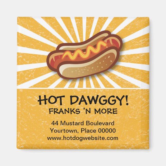 Hot Dawg Promotional Magnet (Front)
