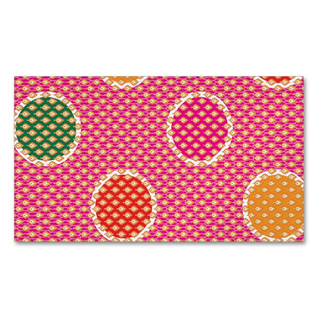 Hot deals magnetic business card (Front)