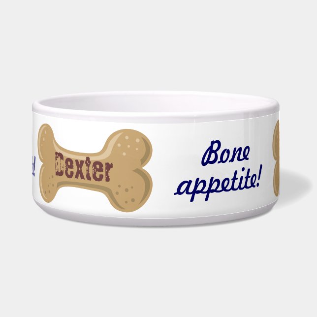 Hot Diggity_Bone Appetite_personalized Dog Bone 2 (Front)