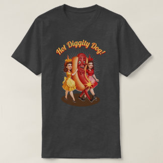 Hot Diggity Dog! Vintage Hot Dog T-Shirt