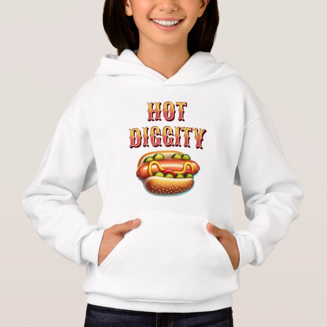 Hot Diggity | Retro Hot dog  (Front)