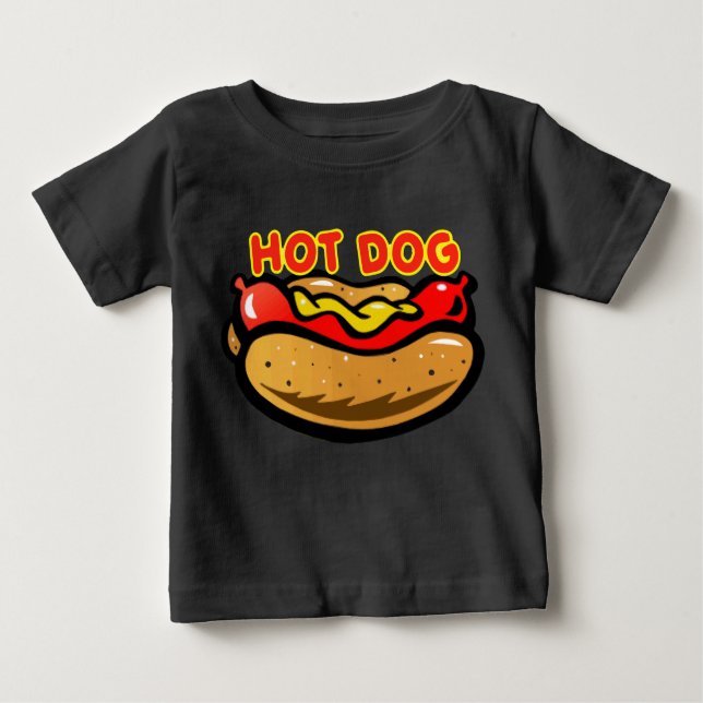 Hot Dog  Baby T-Shirt (Front)