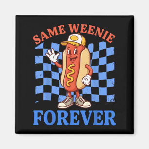 Hot Dog Bachelorette Party New Bridal Same Weenie Magnet