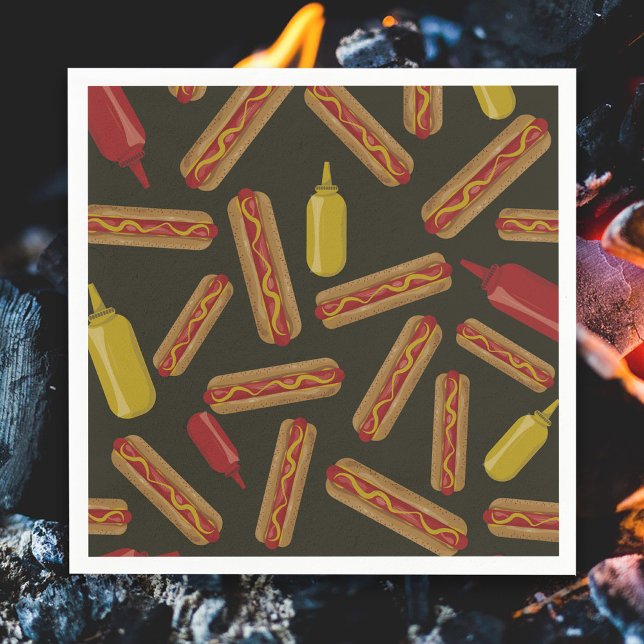 Hot dog BBQ Napkin (Creator Uploaded)