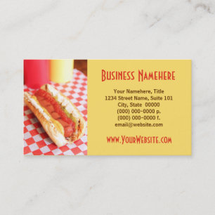Hot Dog Business Cards