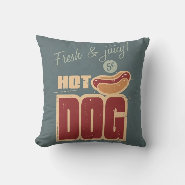 Hot Dog Cushion (Front)