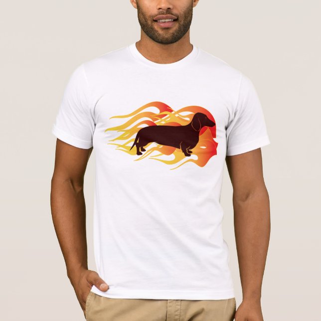 Hot Dog Dachshund T-Shirt (Front)