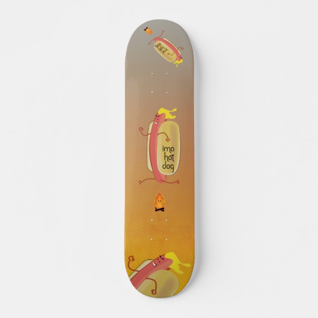 Hot Dog Dare Devil Skateboard (Front)