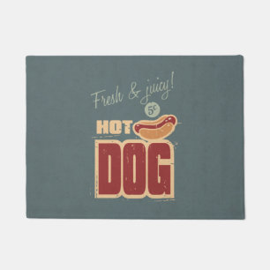 Hot Dog Doormat