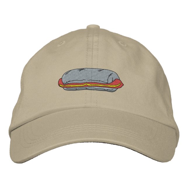 Hot Dog Embroidered Hat (Front)