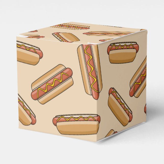 Hot dog favour box (Front Side)