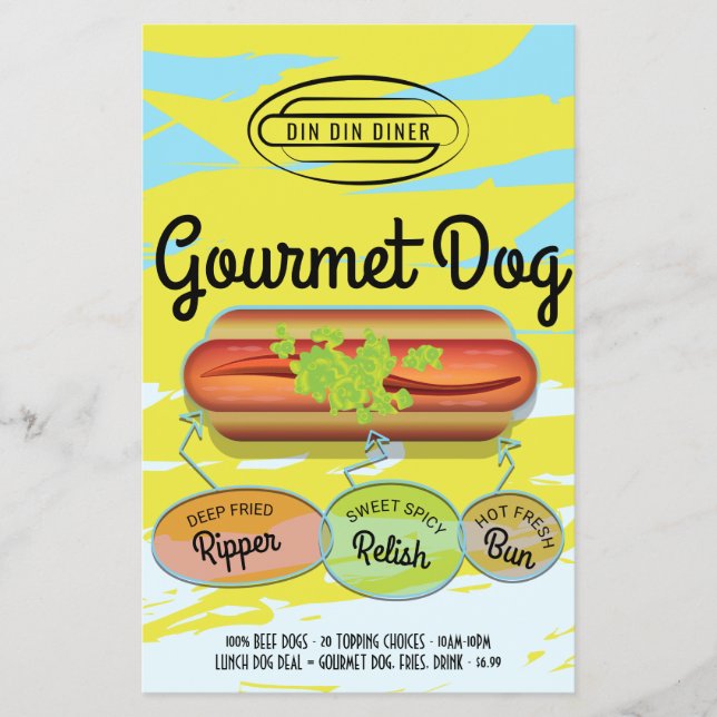 Hot Dog Flyer (Front)