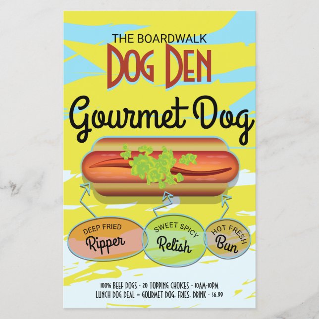Hot Dog Flyer (Front)