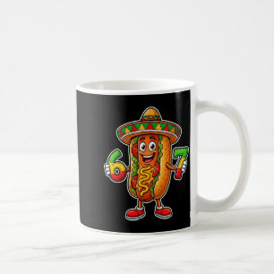 Hot dog food mexican fiesta cinco de mayo 6 7  coffee mug