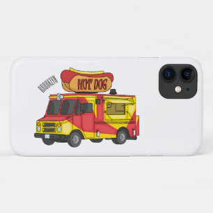 Hot dog food truck cartoon illustration Case-Mate iPhone case