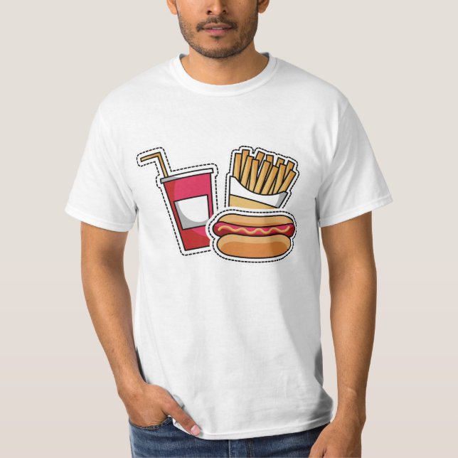 Hot Dog & Fries shirts & jackets (Front)