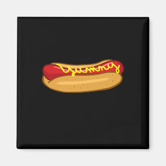 Hot dog funny hot dog lover performance  magnet