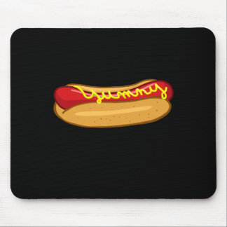 Hot dog funny hot dog lover performance  mouse pad