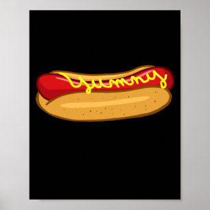 Hot dog funny hot dog lover performance  poster